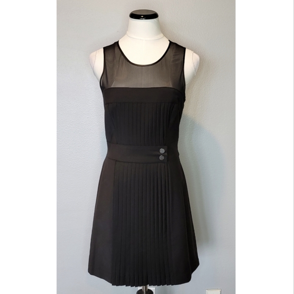 Bebe Darla Accordion Pleat Dress - Picture 1 of 6